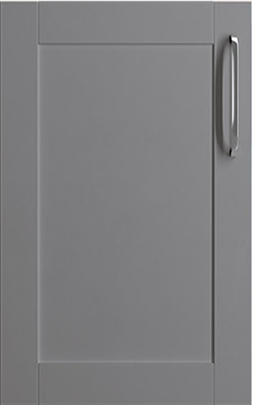 Stratto Dust Grey Smooth Slim Frame Shaker Kitchen Doors & Drawer Fronts