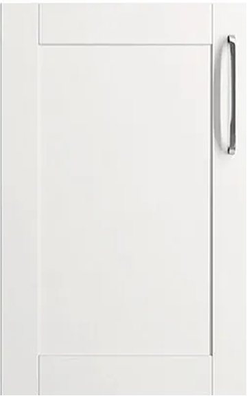 Stratto White Smooth Slim Frame Shaker Kitchen Doors & Drawer Fronts