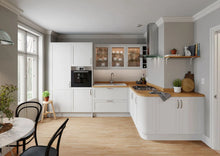 Load image into Gallery viewer, Stratto White Smooth Slim Frame Shaker Kitchen Doors &amp; Drawer Fronts
