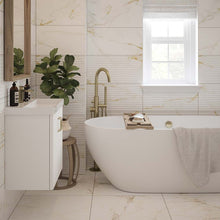 Load image into Gallery viewer, Goldman Matt Ceramic Gold Marble Wall Tile
