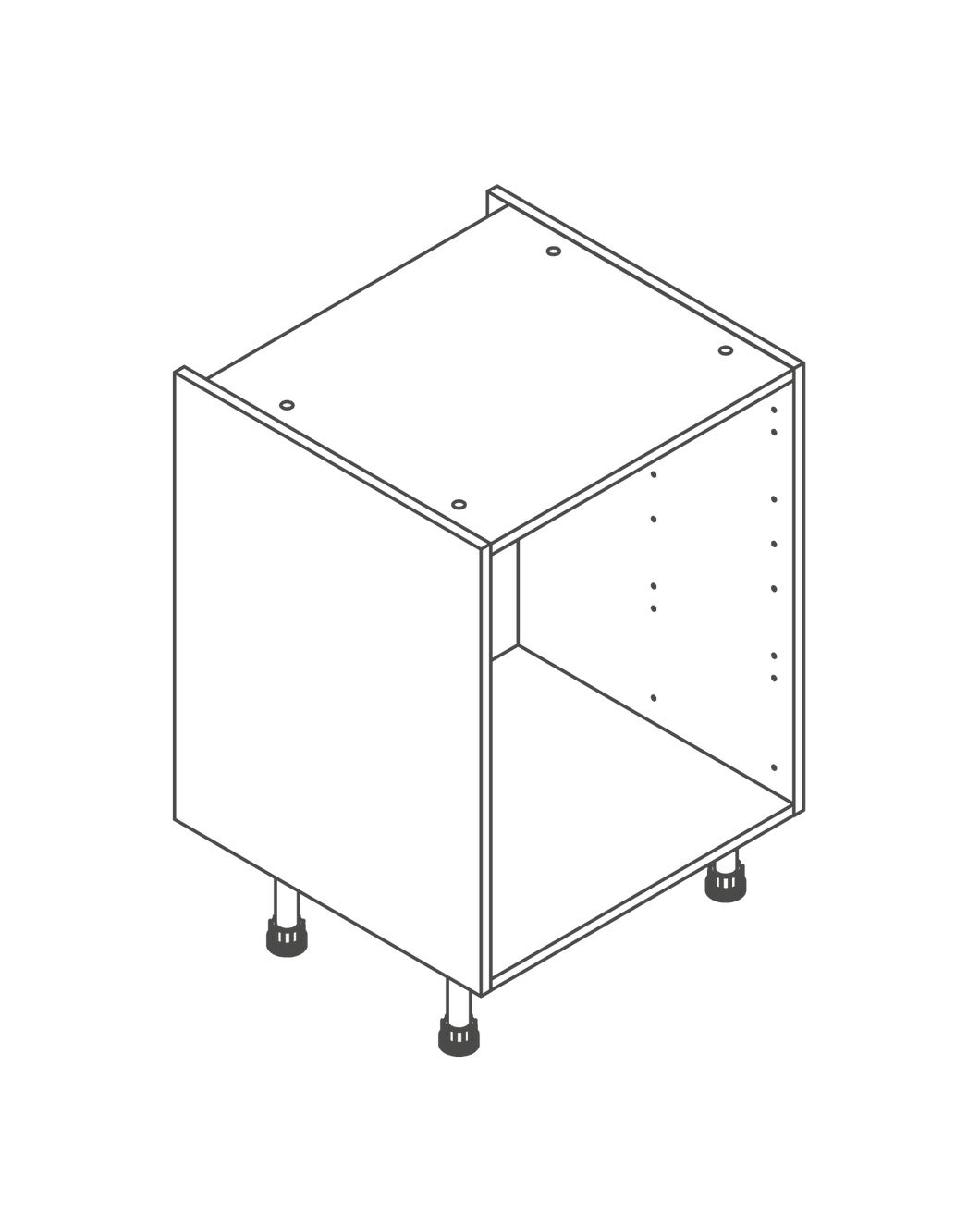 600mm Kitchen Drawer Base Unit